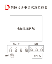 消防設備電源狀態(tài)監(jiān)控器（立柜式）